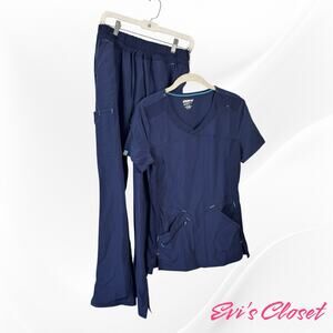 Scrubster Premium Scrubwear Women's Top & Bottoms Sz XS